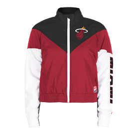 New Era Miami HEAT Full Zip Logo Women's Windbreaker