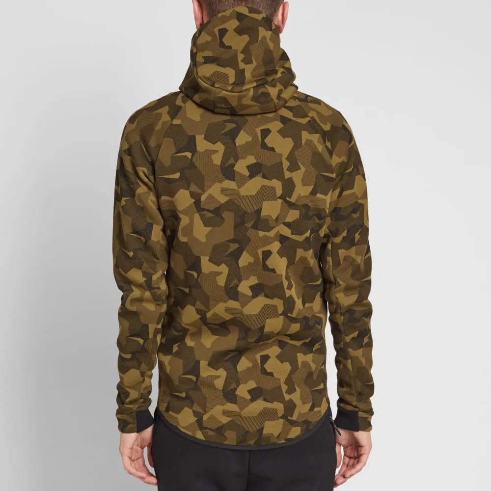 Nike Tech Fleece Camo WindrunnerOlive Flak & Black