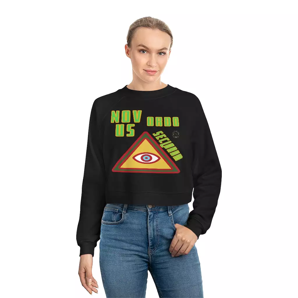 Novus Ordo Seclorum Cropped Fleece Pullover