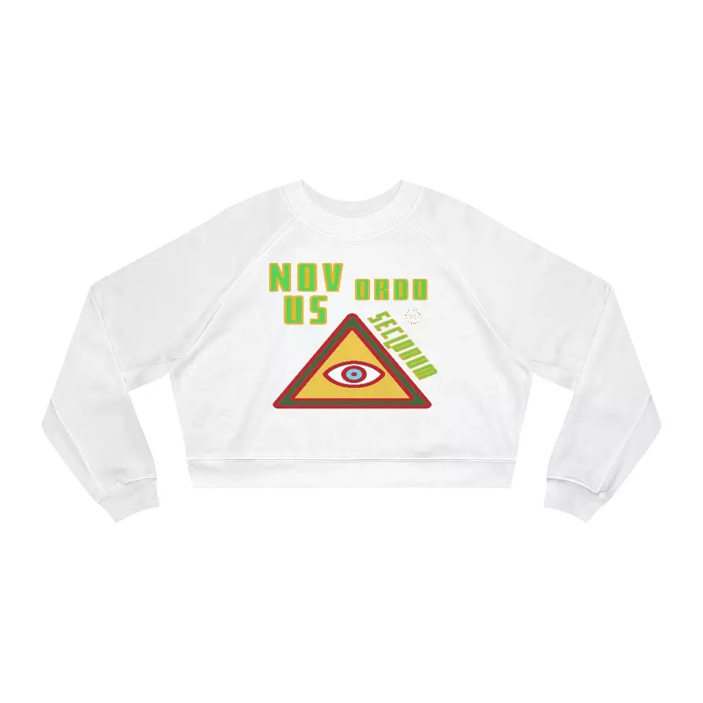 Novus Ordo Seclorum Cropped Fleece Pullover