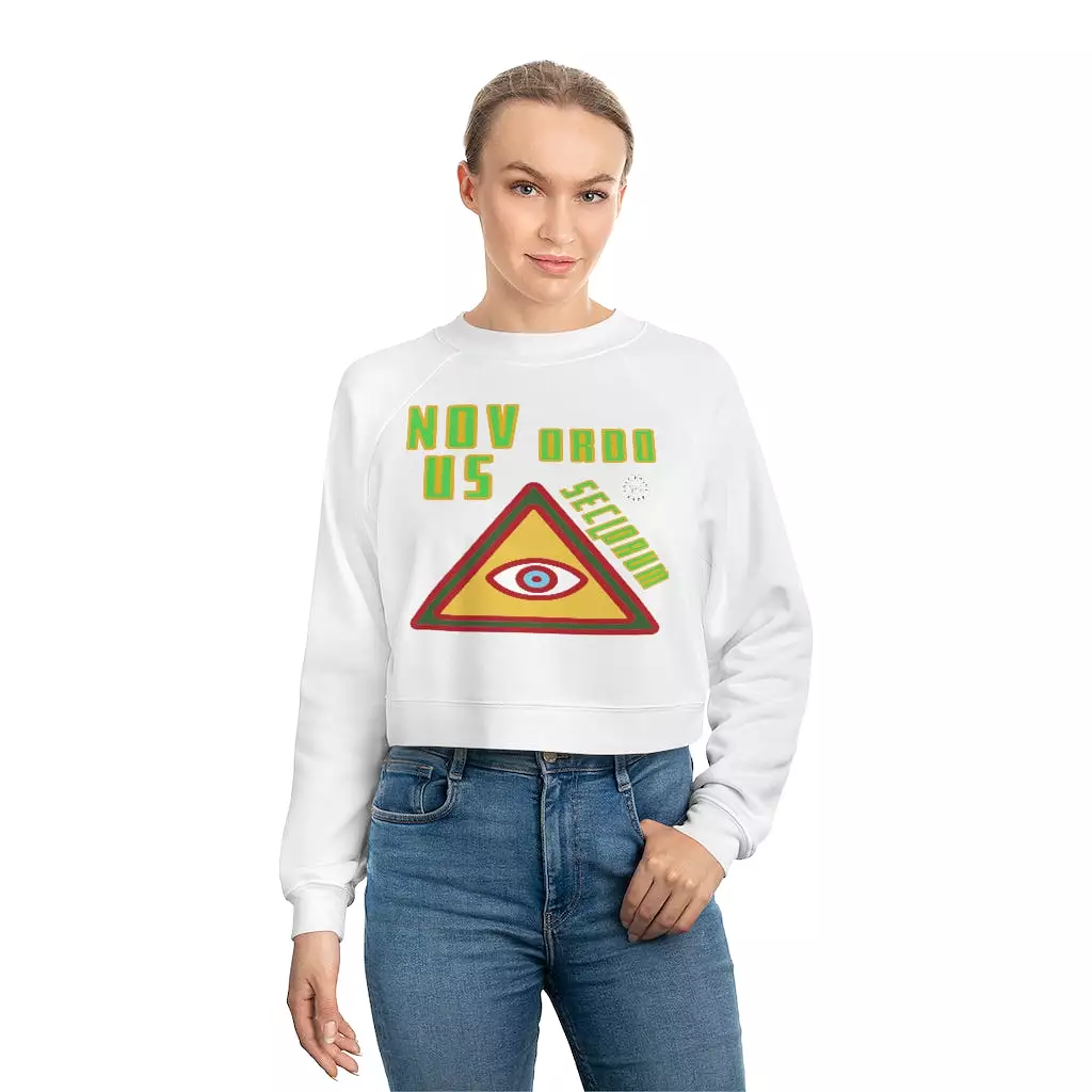 Novus Ordo Seclorum Cropped Fleece Pullover