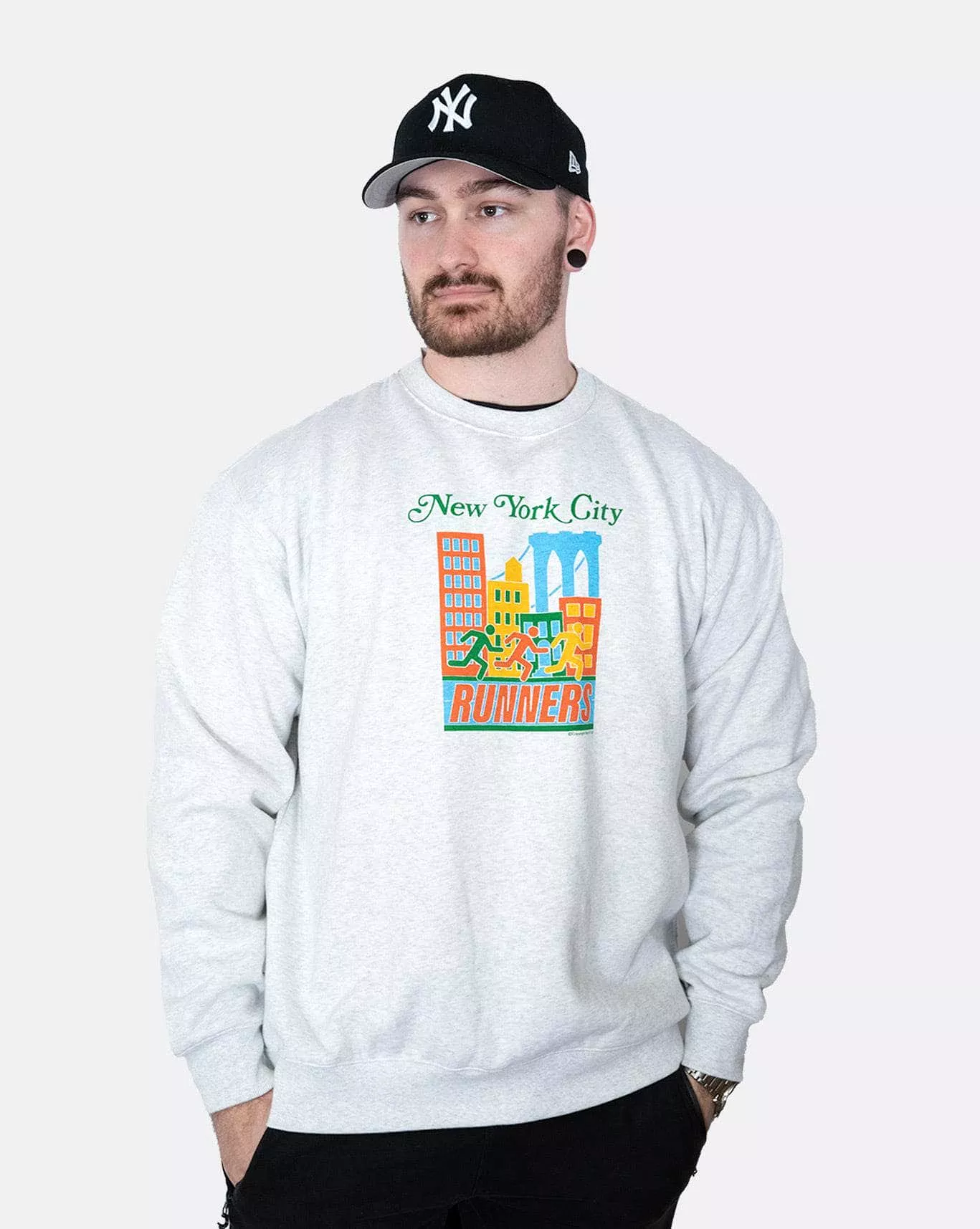 Only NY NYC Runners Crewneck ONYNYCRCASH