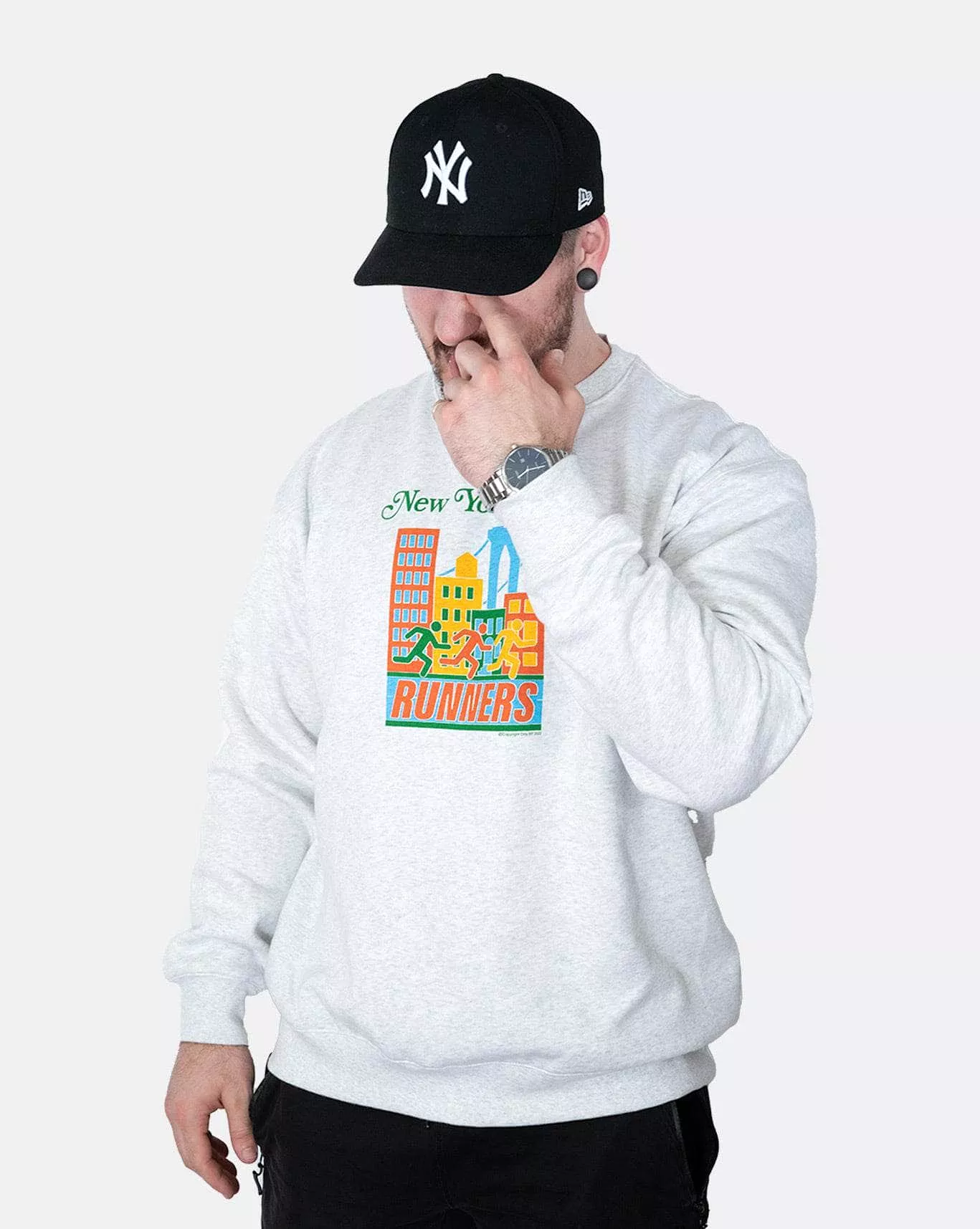 Only NY NYC Runners Crewneck ONYNYCRCASH