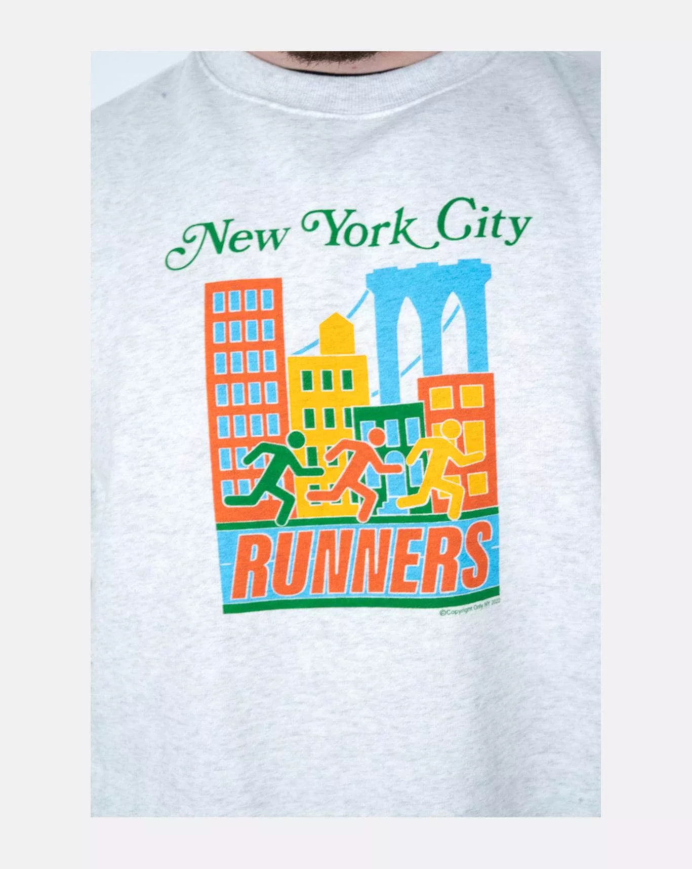 Only NY NYC Runners Crewneck ONYNYCRCASH