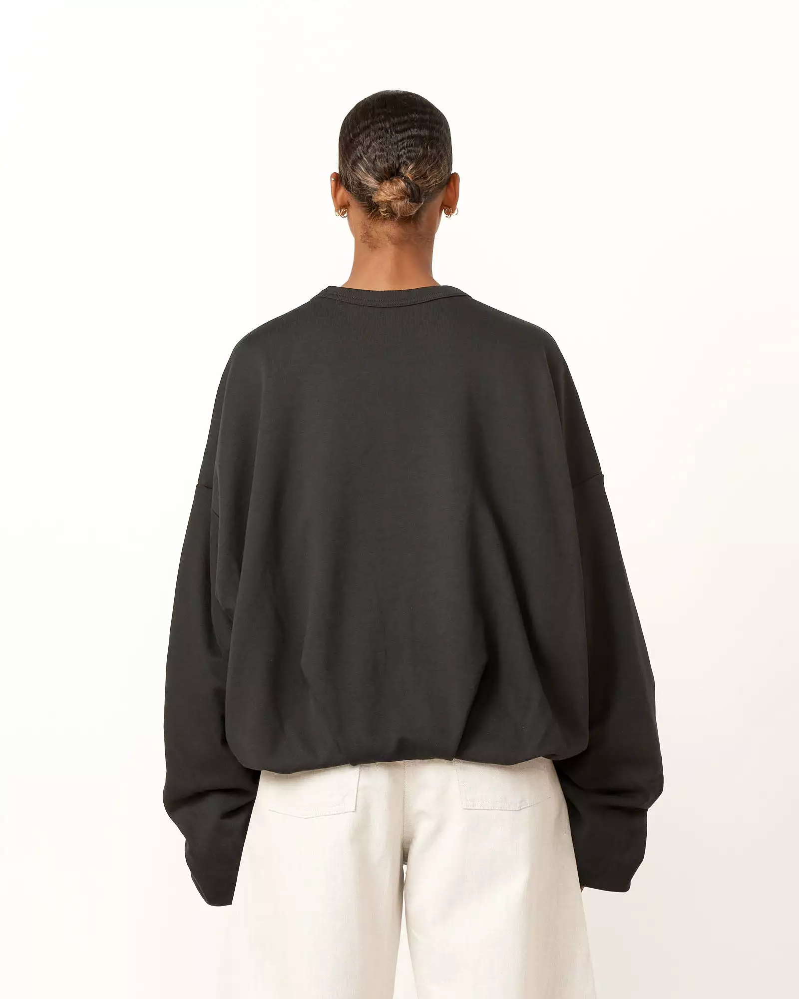 Oversized Sweatshirt in Black