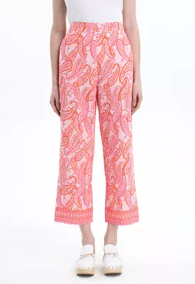 Paisley Printed Pants