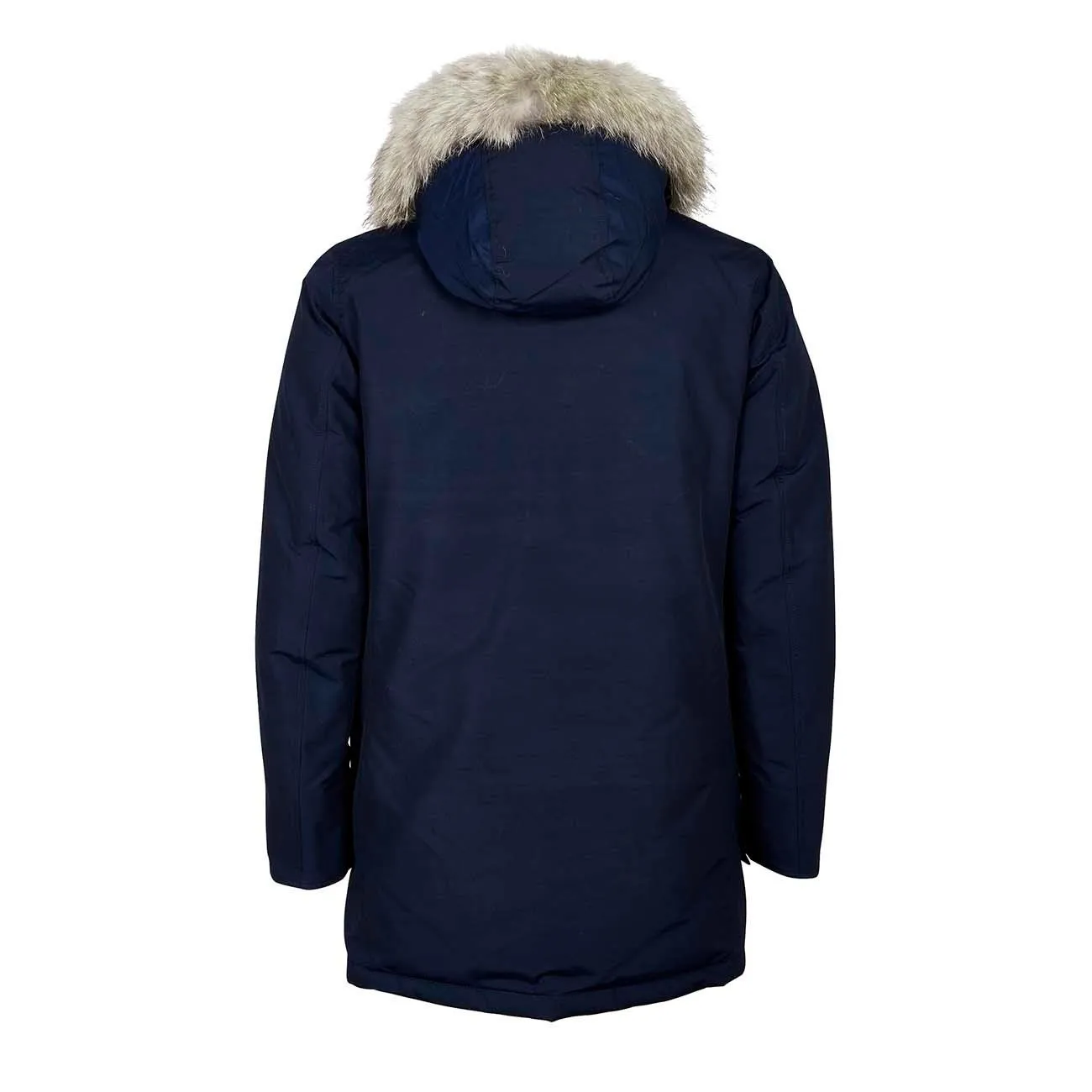 PARKA ARCTIC CON CAPPUCCIO E PELO Uomo Melton Blu