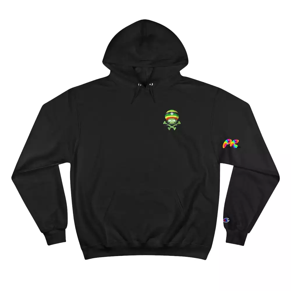 Rasta Skull Champion Hoodie