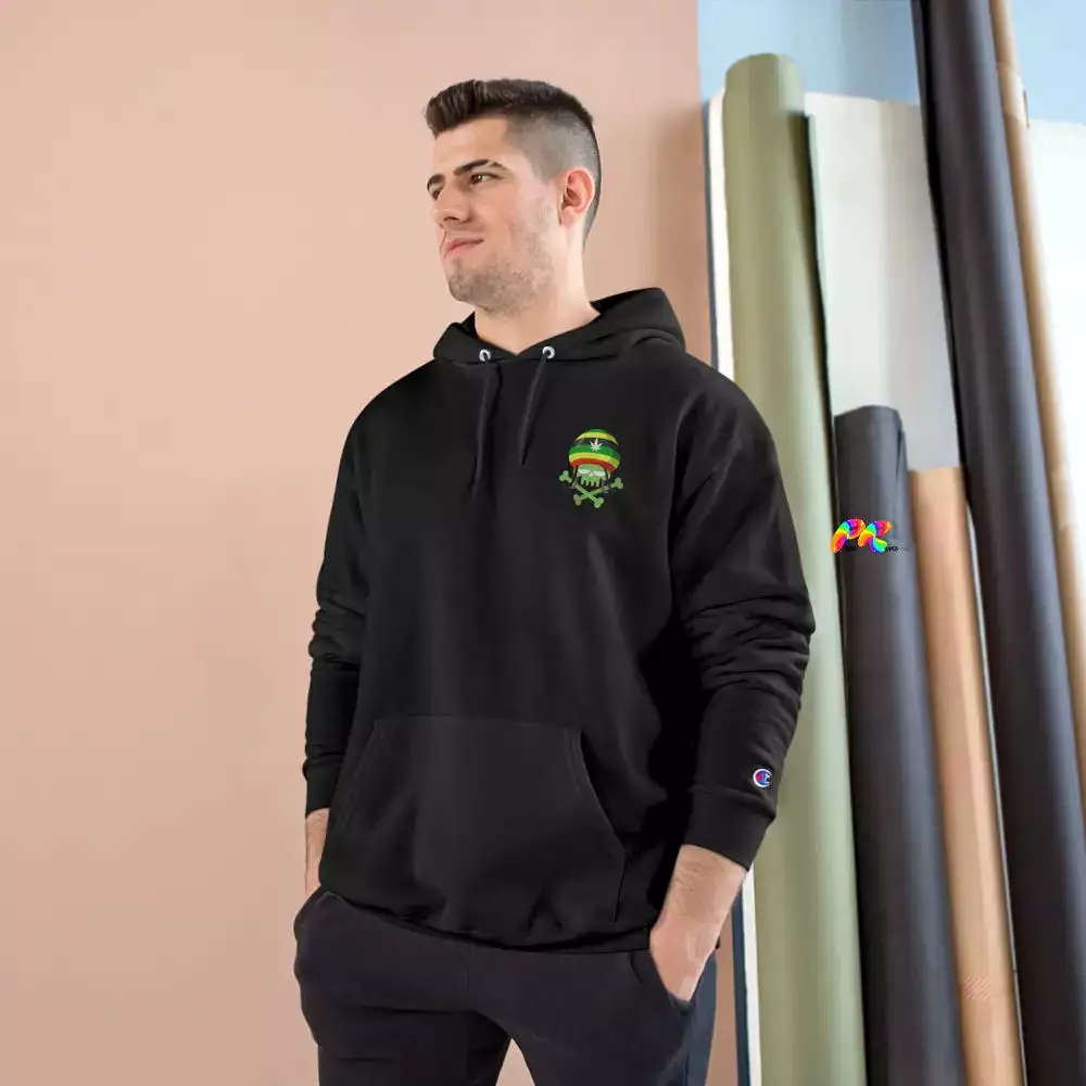 Rasta Skull Champion Hoodie