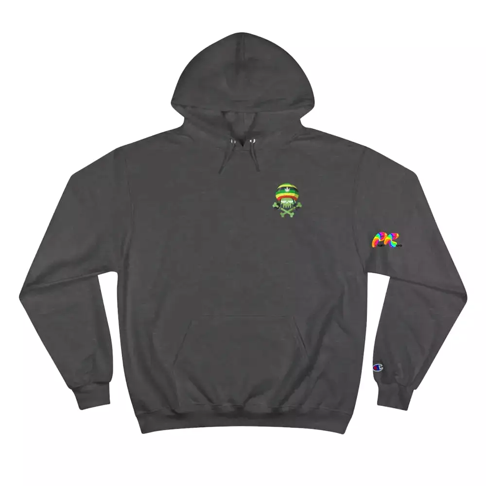 Rasta Skull Champion Hoodie