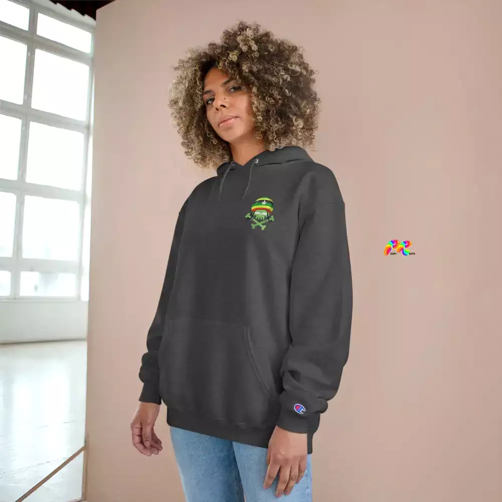 Rasta Skull Champion Hoodie