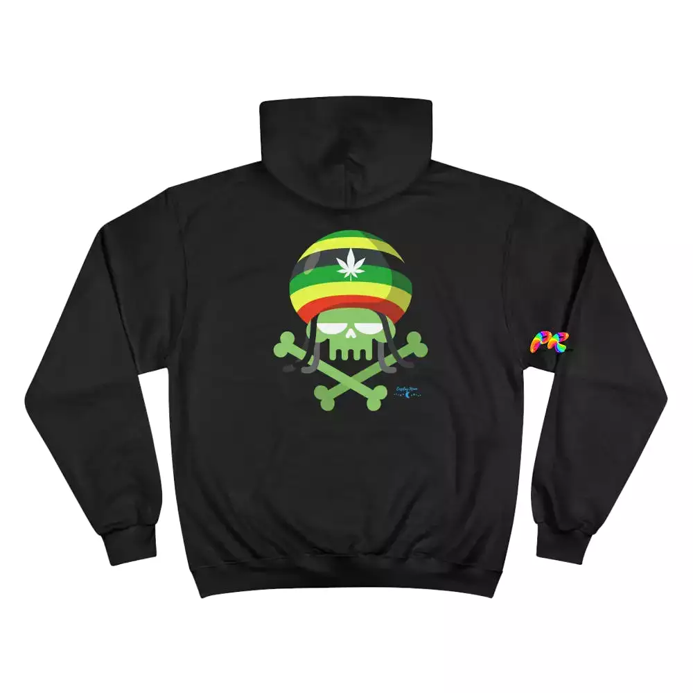 Rasta Skull Champion Hoodie