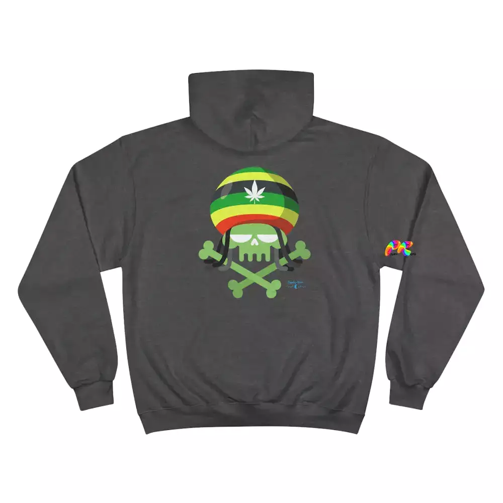 Rasta Skull Champion Hoodie