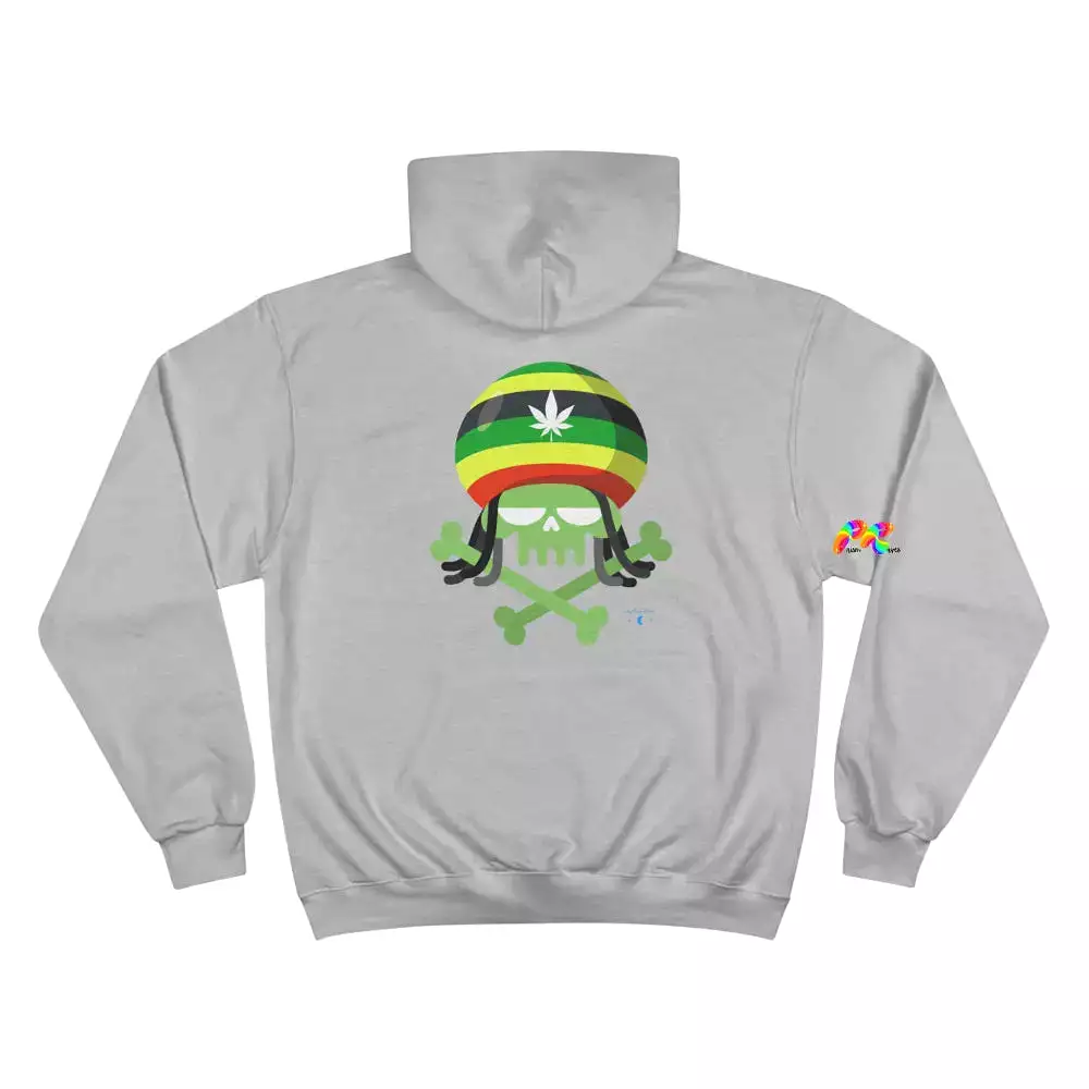 Rasta Skull Champion Hoodie