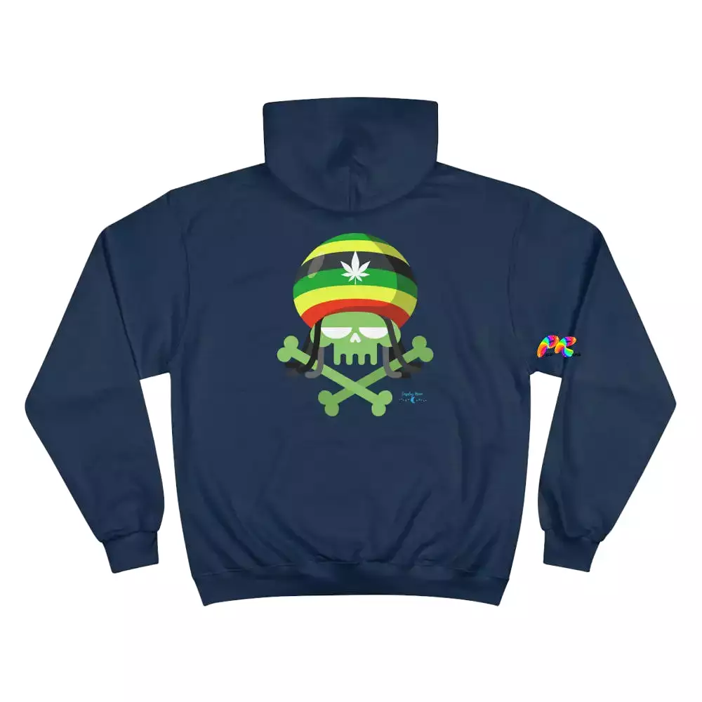 Rasta Skull Champion Hoodie