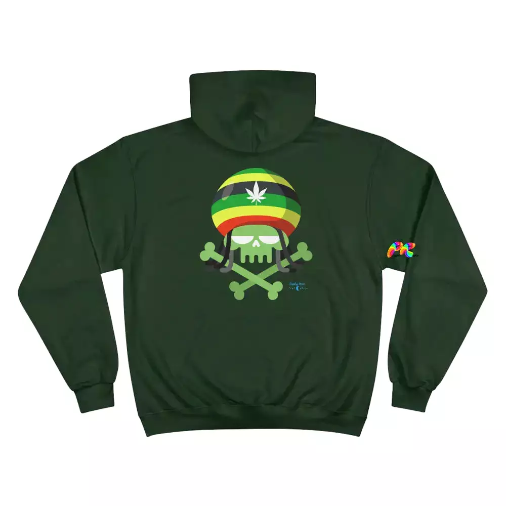 Rasta Skull Champion Hoodie