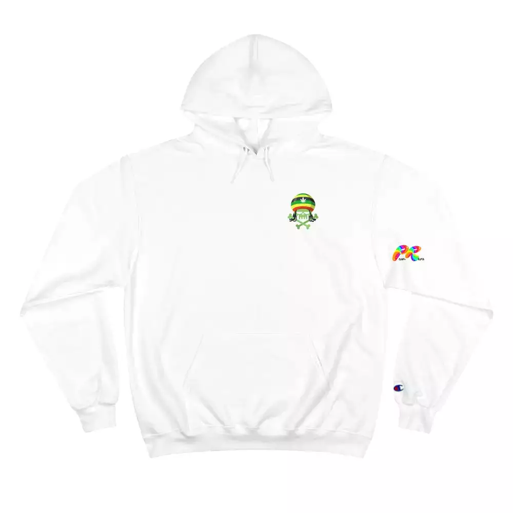 Rasta Skull Champion Hoodie