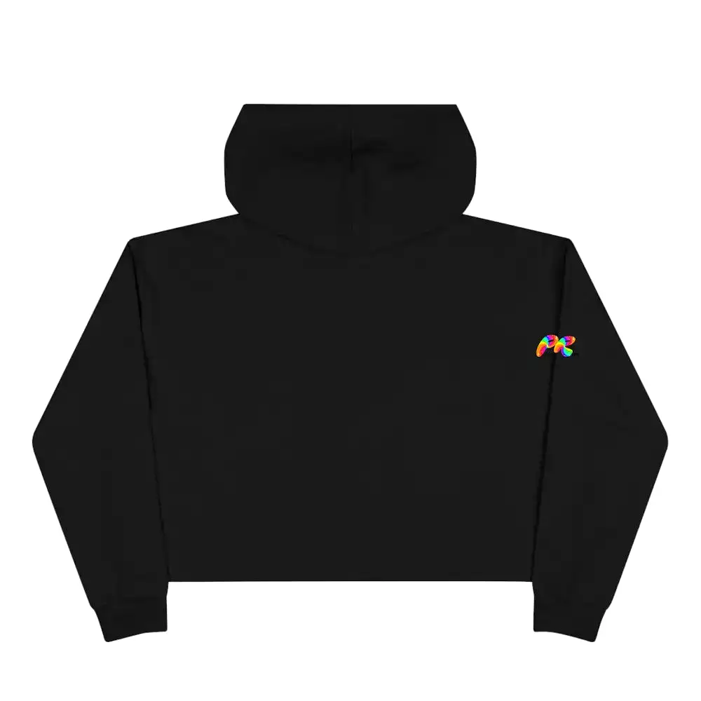 Rave Vibes Crop Hoodie