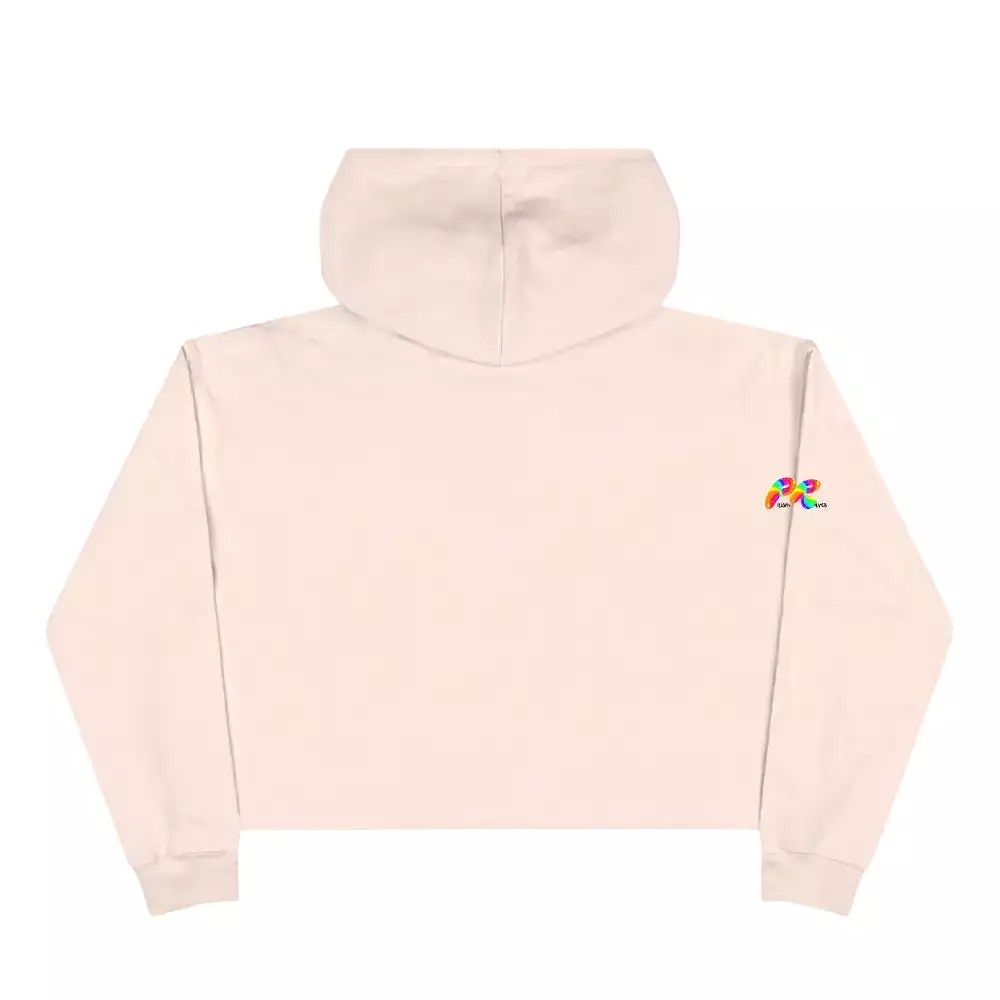 Rave Vibes Crop Hoodie