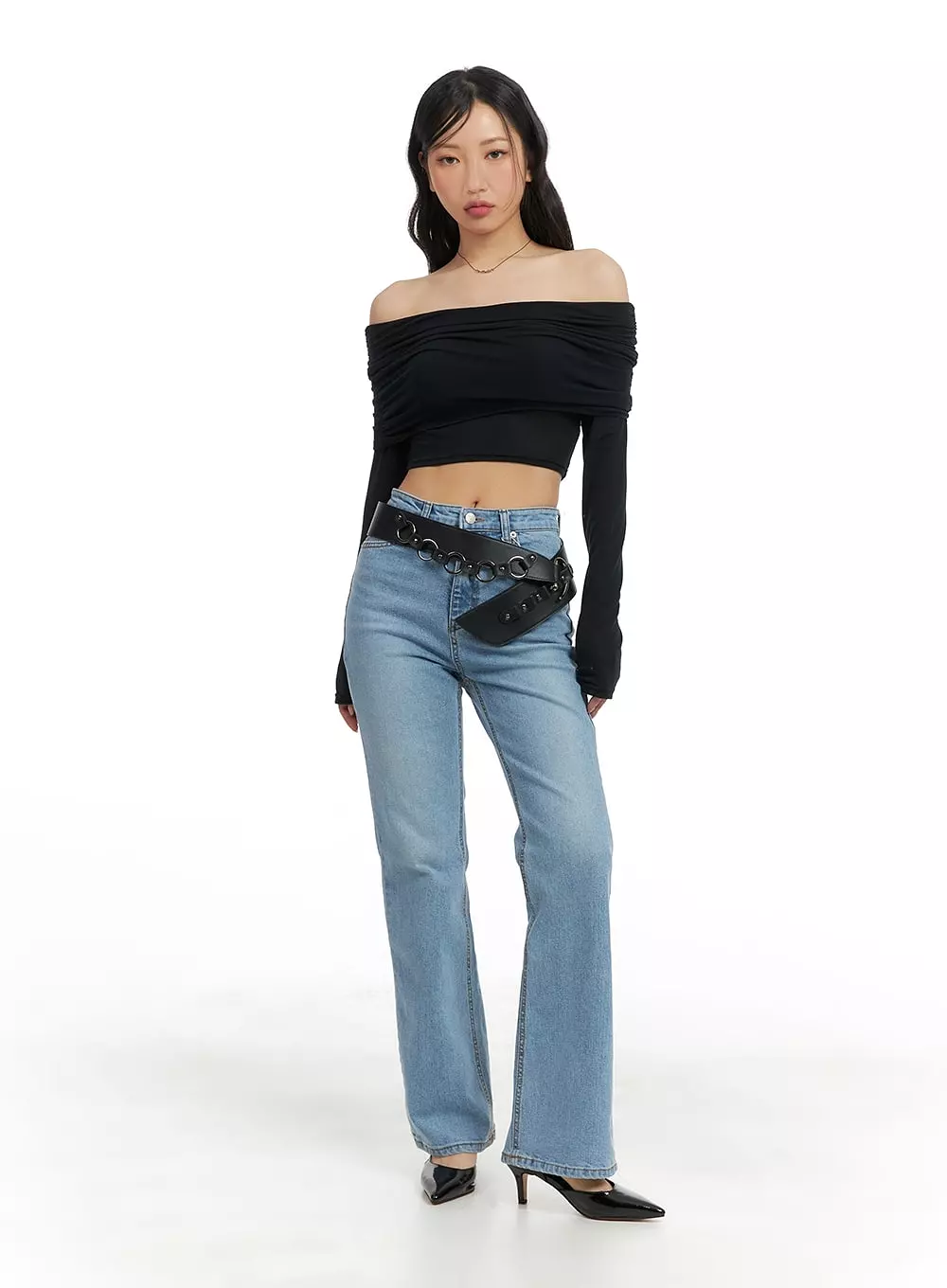 Recycled Slim Bootcut Jeans CM420