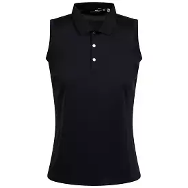 RLX Womens SL Tour Knit Polo Black - SS23