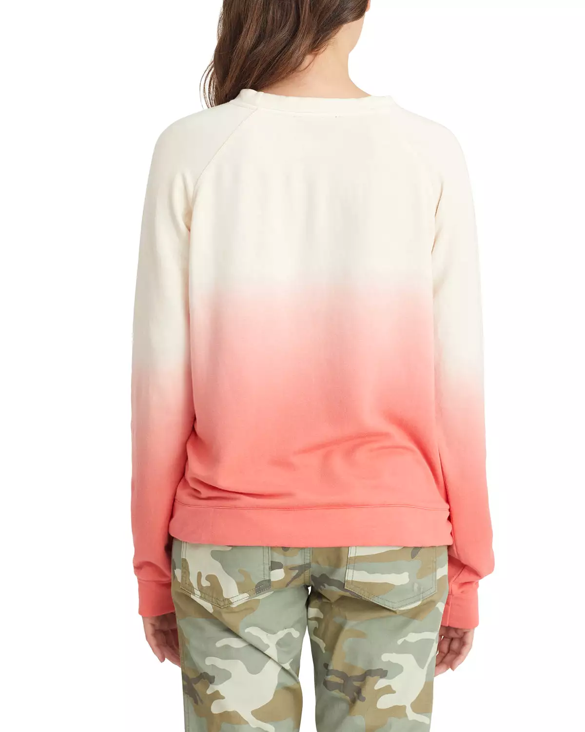 Sanctuary Women's Ombre Raglan Sweatshirt - SUGAR AIRBRUSH