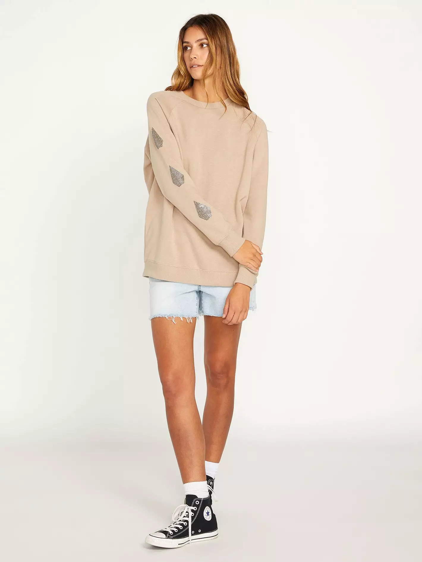 Stone Magic Boyfriend Crew Sweatshirt