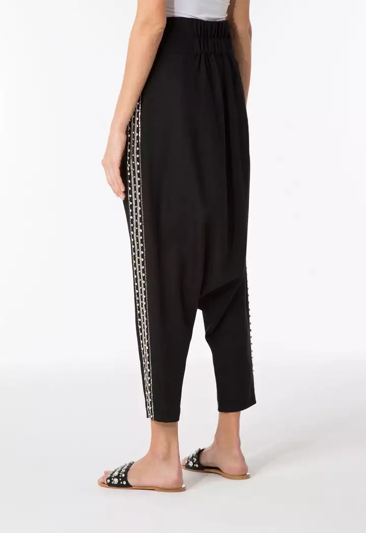 Studded Drop Bottom Trouser