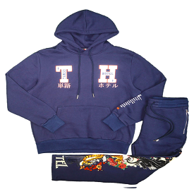 Tokoyo Holiday Hoodie Set (Navy) /C8