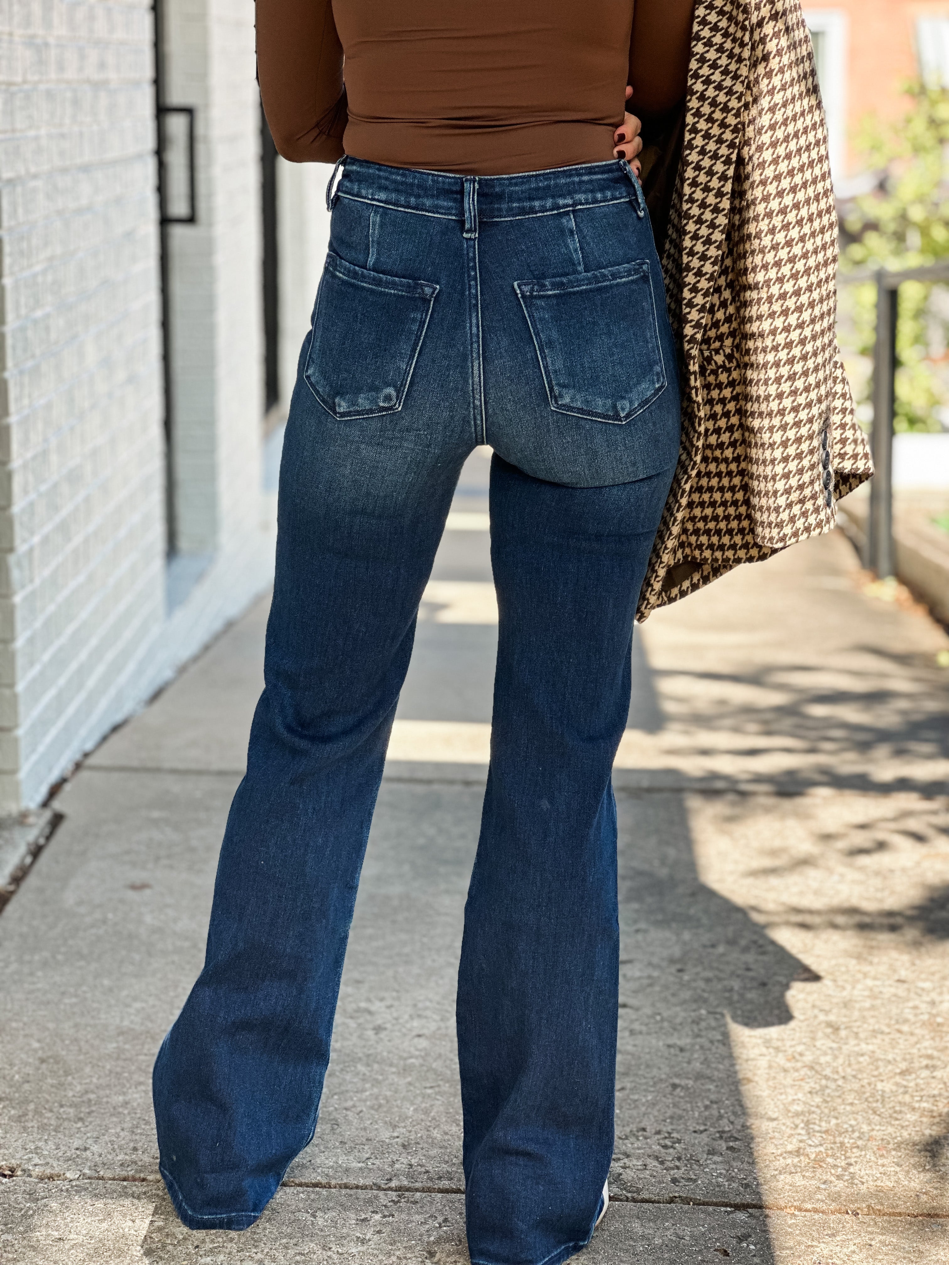 Ultra High Rise Wide Flare Jeans