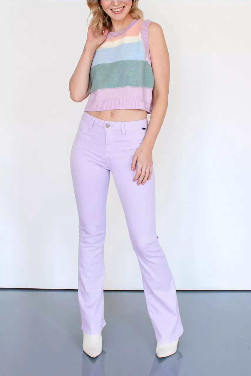 Ultraviolet Flare Jeans