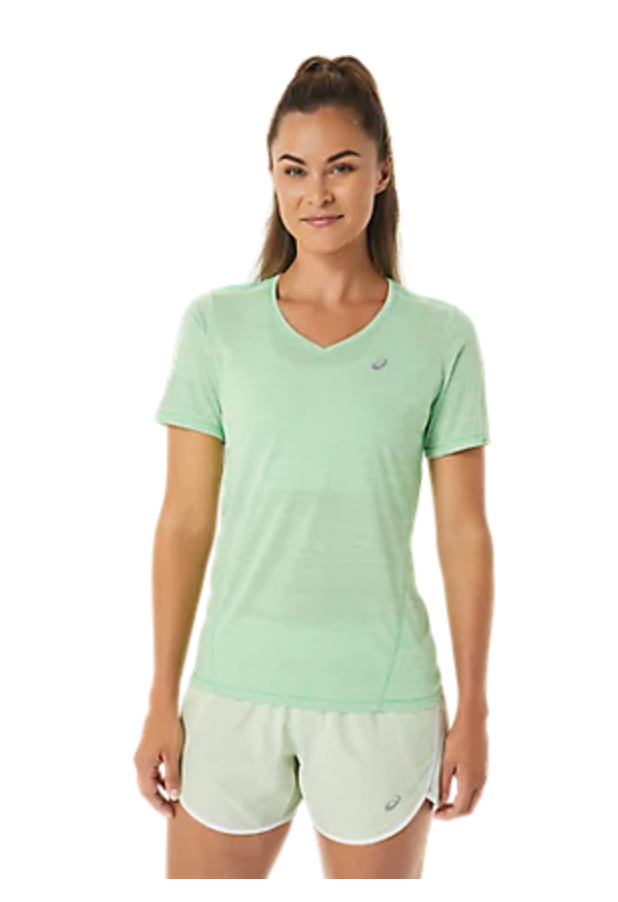 W Asics Race V-Neck SS