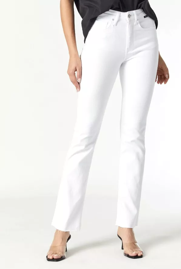 White La Blue Maria Flare Jeans