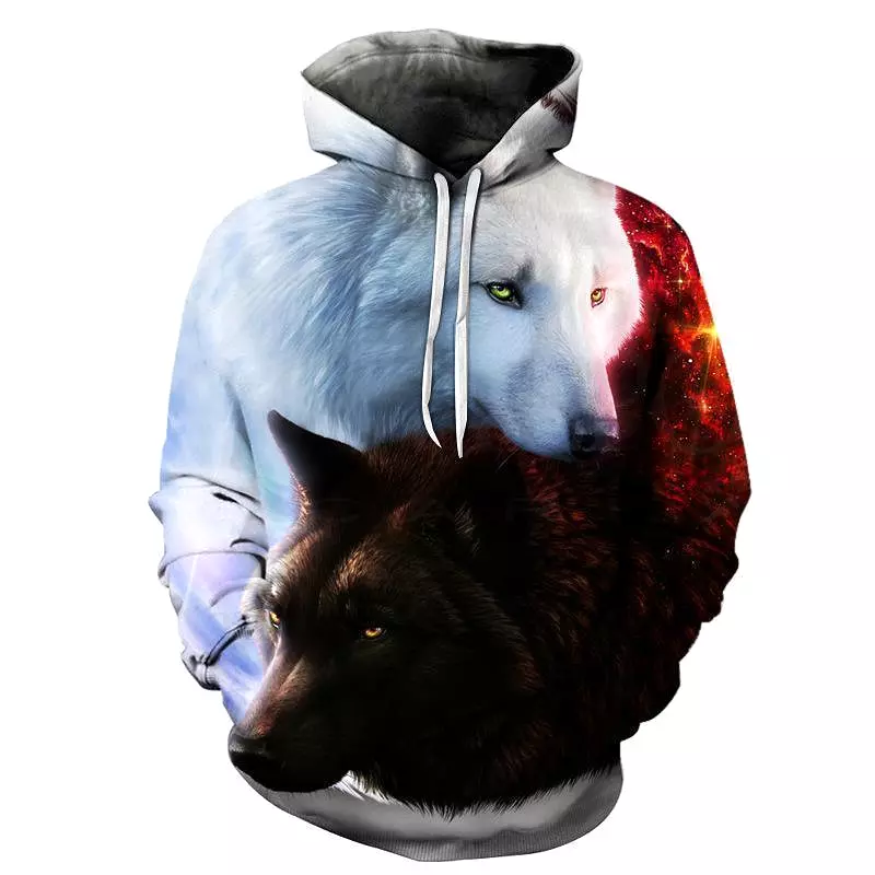 Wolf 3D Hoodie UNISEX