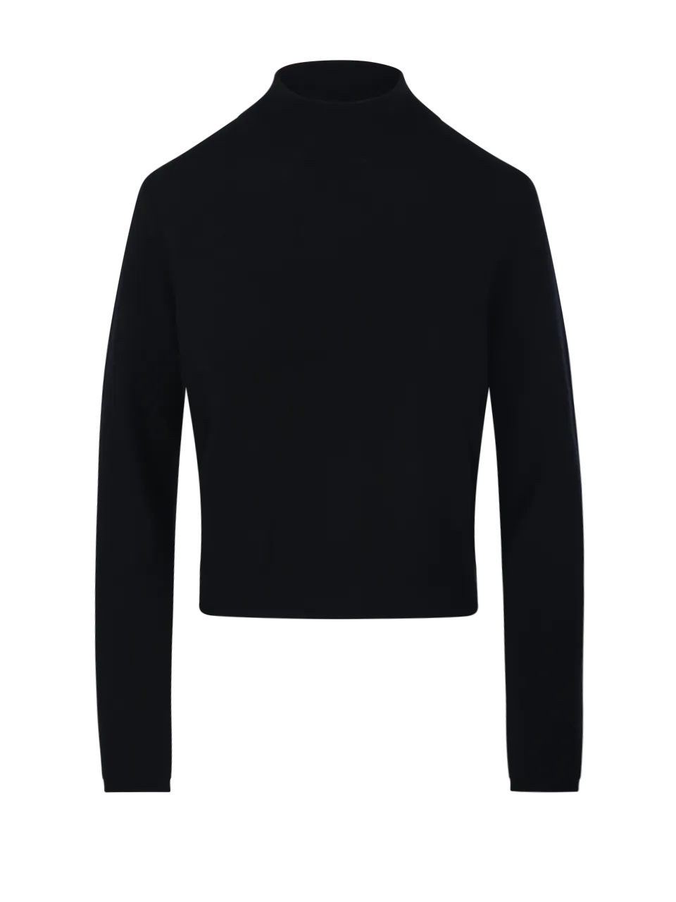 WOMAN ALLUDE BLACK CASHMERE SWEATER