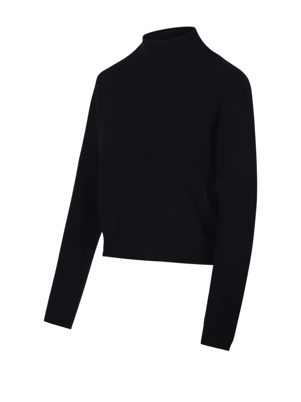 WOMAN ALLUDE BLACK CASHMERE SWEATER