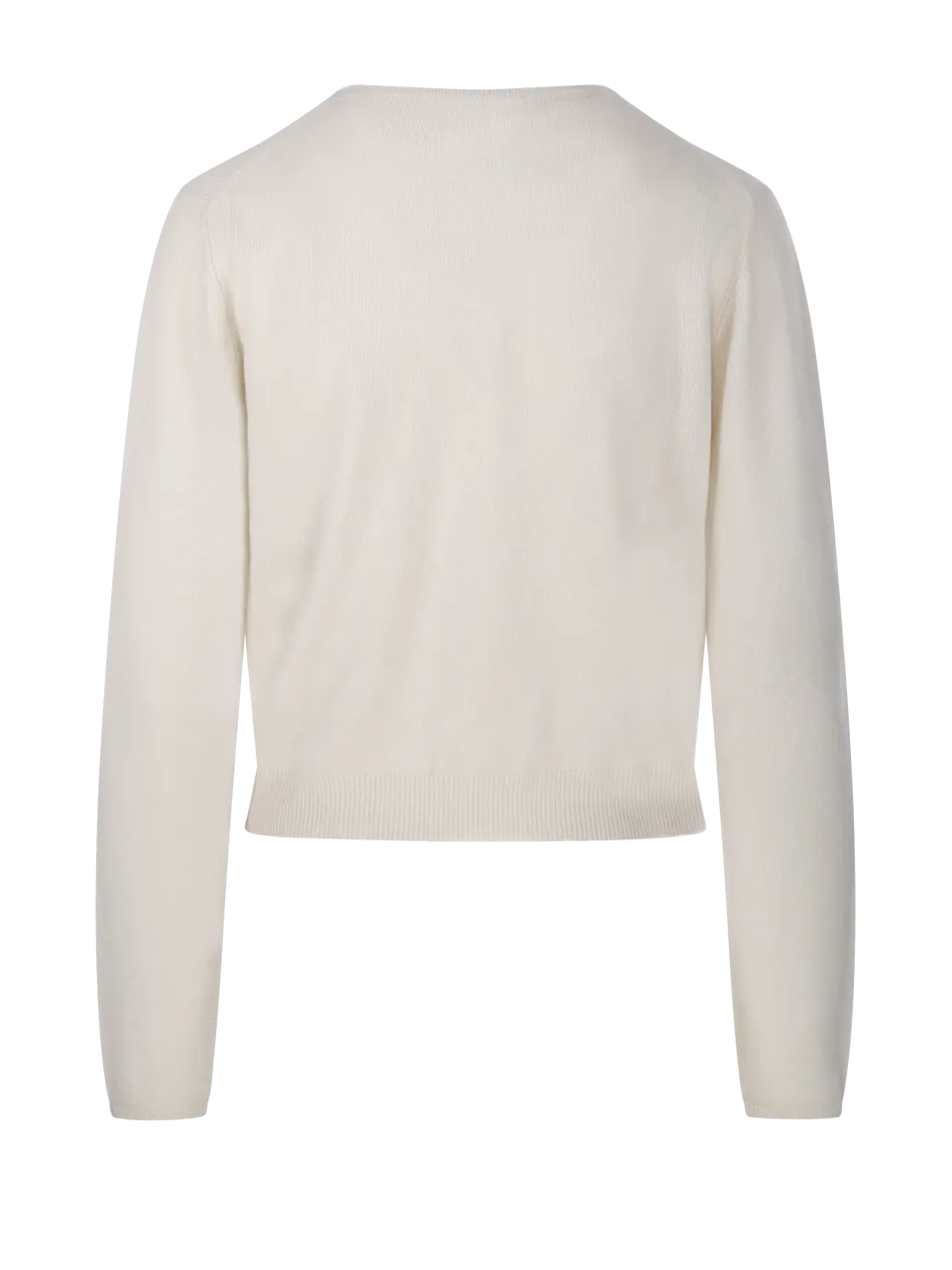 WOMAN ALLUDE WHITE CASHMERE SWEATER