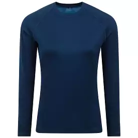 Womens Elaine Crew Neck Skintight Thermal Navy/Blue Bell - 2024