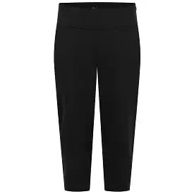 Womens Everyday Capri 3/4 Length Trousers Black - SS24