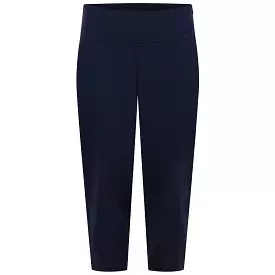 Womens Everyday Capri 3/4 Length Trousers Navy - SS24