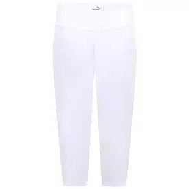 Womens Everyday Capri 3/4 Length Trousers White - SS24