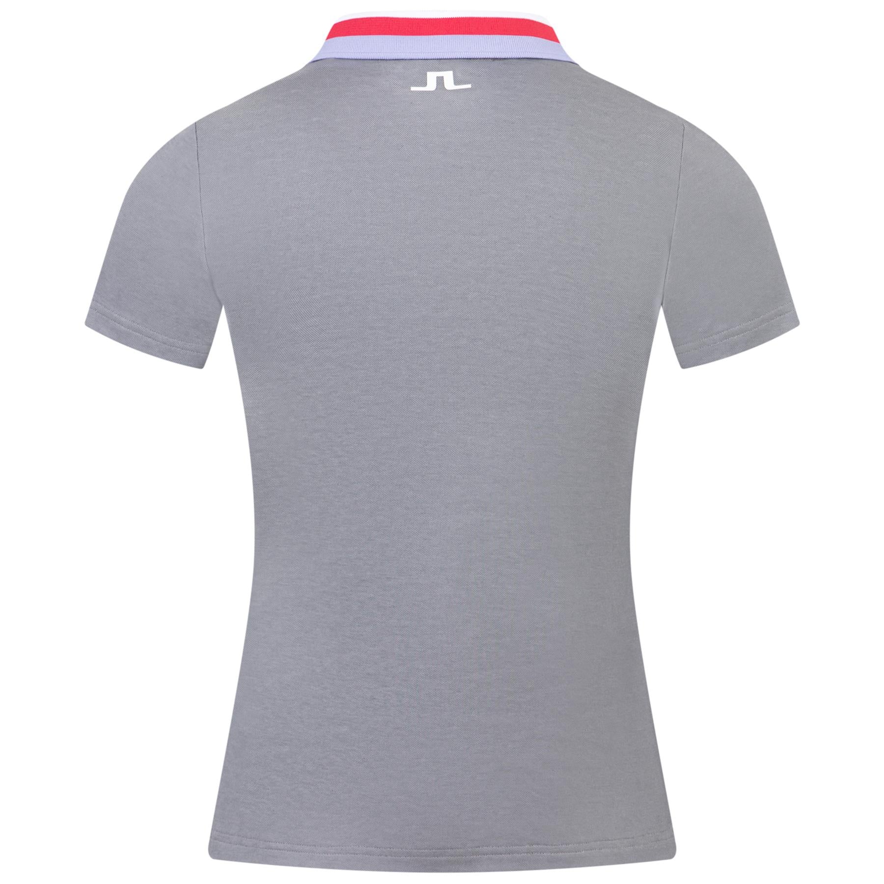 Womens Ivy Polo Salt And Pepper Grey Melange - AW23