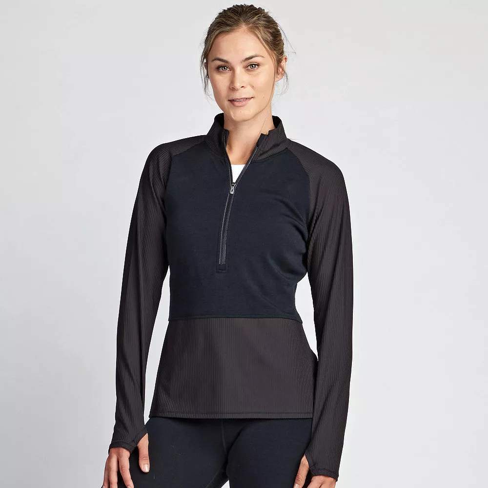 Women's Korsa Wool RibTech Half Zip