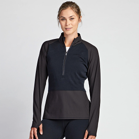 Women's Korsa Wool RibTech Half Zip