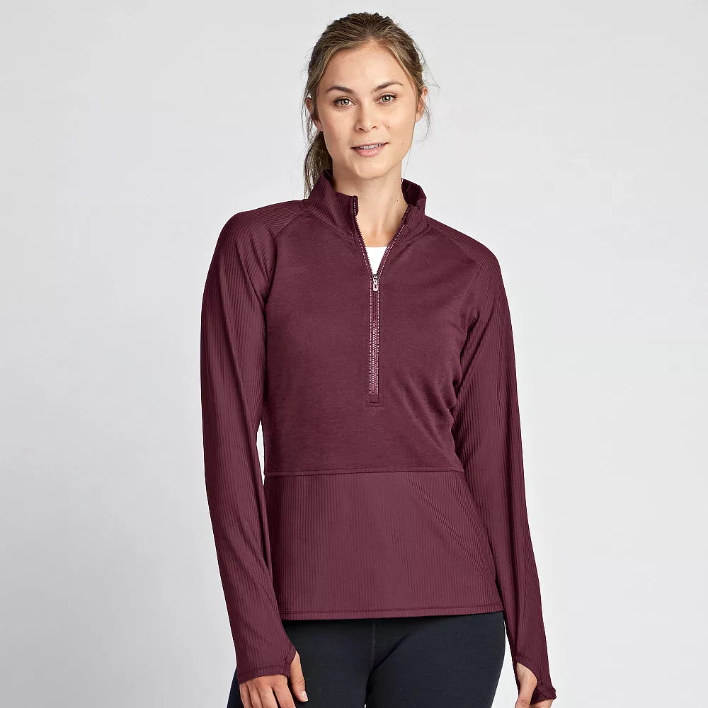 Women's Korsa Wool RibTech Half Zip