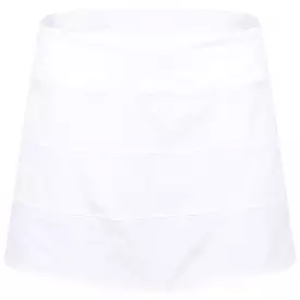 Womens Pace Rival Mid Rise 14 Inch Skirt White - SS24